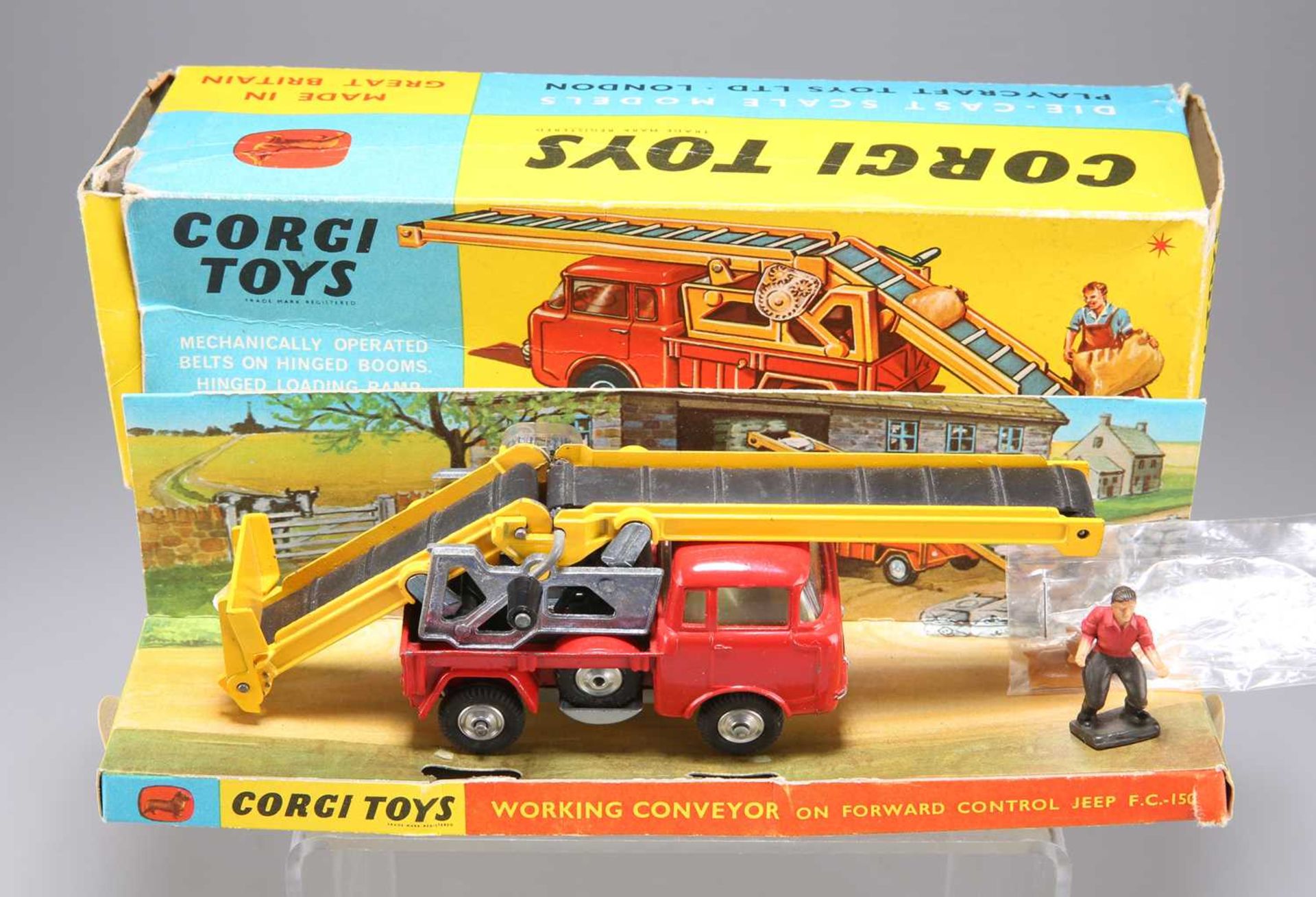 A DINKY TOY FORD D.800 SNOW PLOUGH AND TIPPER TRUCK, NO. 439 - Bild 2 aus 4