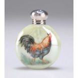 A CONTINENTAL PORCELAIN SCENT FLASK, CIRCA 1900