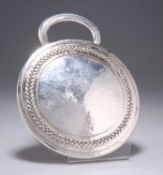 AN ARTS AND CRAFTS SILVER HAND MIRROR