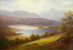 EVERETT WATSON MELLOR (1878-1965) 'ELTERWATER AND LANGDALE PIKES' AND 'DERWENTWATER AND FRIARS CRAG'