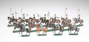 A GROUP OF LEAD CAVALRY MODELS, CIRCA 1930