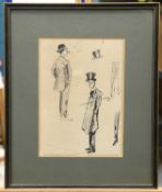 G RUDDOCK (19TH/20TH CENTURY) CARICATURES OF VICTORIAN AND EDWARDIAN SCENES