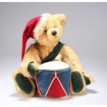 A HERMANN CHRISTMAS DRUMMER MUSICAL BEAR