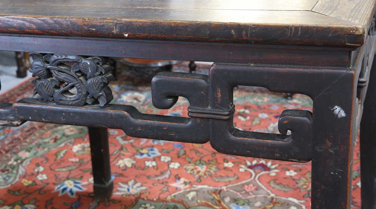 A CHINESE STAINED ELM TABLE, EARLY 20TH CENTURY - Image 2 of 2