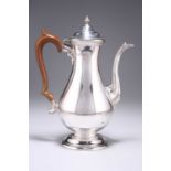 AN ELIZABETH II SILVER COFFEE POT