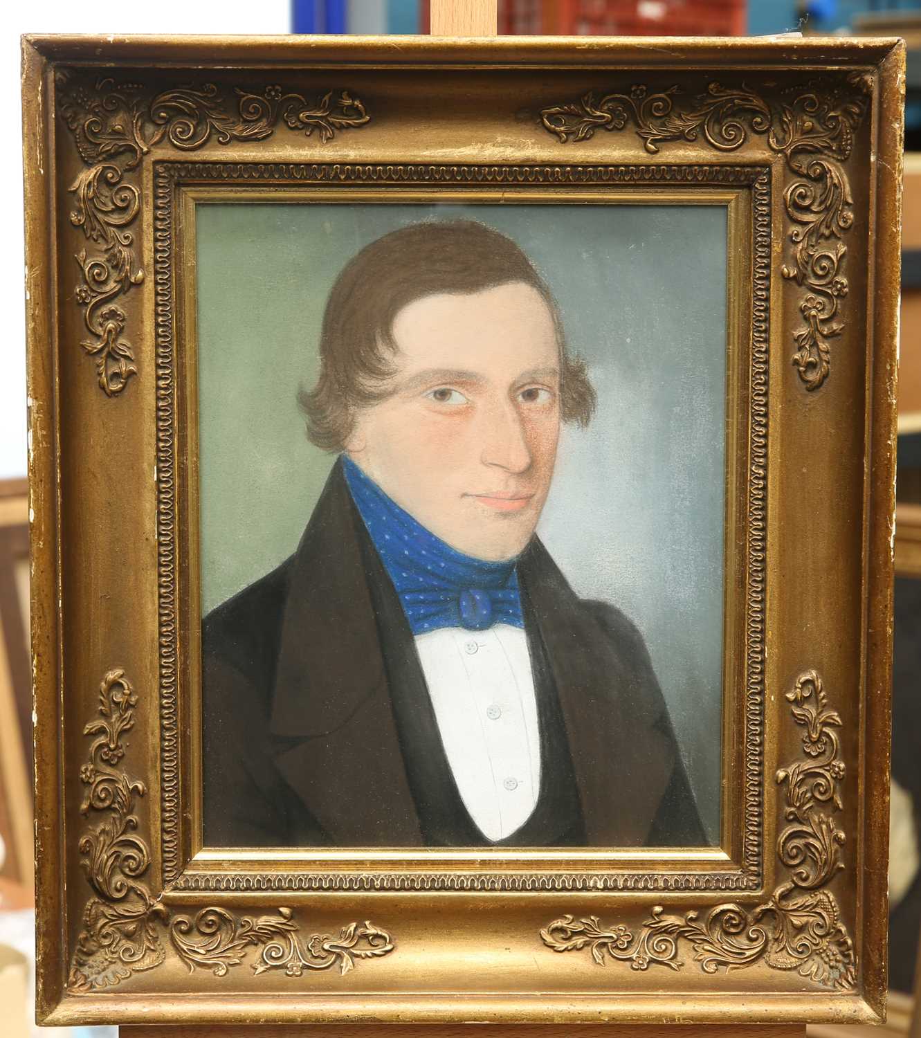 19TH CENTURY ENGLISH SCHOOL PORTRAIT OF A MAN - Image 2 of 2