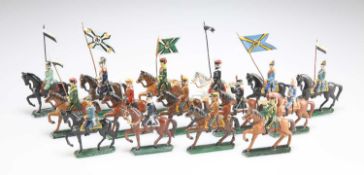 A GROUP OF LEAD CAVALRY MODELS, CIRCA 1930