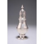 A GEORGE I BRITANNIA STANDARD SILVER SUGAR CASTER