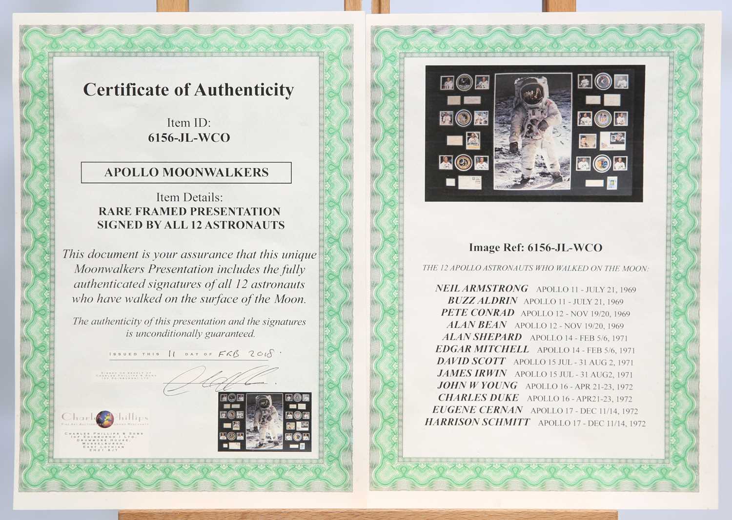 NASA INTEREST: APOLLO MOONWALKERS SIGNATURES - Image 4 of 4