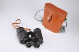 A GROUP OF BINOCULARS AND PHOTOGRAPHY EQUIPMENT