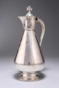 A VICTORIAN SILVER COMMUNION FLAGON