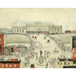 AFTER LAURENCE STEPHEN LOWRY (1887-1976) STATION APPROACH