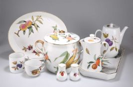 A COLLECTION OF ROYAL WORCESTER EVESHAM OVEN-TO-TABLE WARES