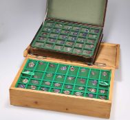 A LARGE COLLECTION OF SILVER FOOTBALL FOB MEDALS, EARLY 20TH CENTURY