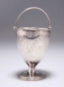 A GEORGE III SILVER SUGAR BASKET