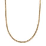 A 9 CARAT GOLD CUBAN LINK CHAIN