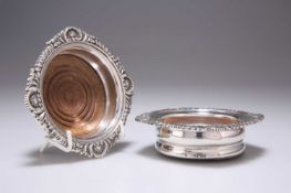 A PAIR OF VICTORIAN SILVER COASTERS