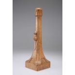 ROBERT THOMPSON OF KILBURN, A MOUSEMAN OAK TABLE LAMP