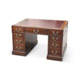 AMENDMENT - A MAHOGANY PARTNER'S DESK