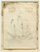 ATTRIBUTED TO WILLEM VAN DE VELDE THE YOUNGER (1633-1707) GUN SHIP