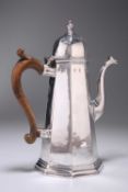 A GEORGE I BRITANNIA STANDARD SILVER COFFEE POT