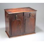 A VICTORIAN MAHOGANY TABLE CABINET