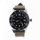 A MICHEL HERBELIN STAINLESS STEEL AUTOMATIC DIVER'S WATCH