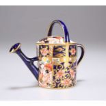 A ROYAL CROWN DERBY IMARI PATTERN MINIATURE WATERING CAN