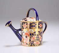 A ROYAL CROWN DERBY IMARI PATTERN MINIATURE WATERING CAN