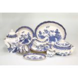 A ROYAL DOULTON 'BOOTHS REAL OLD WILLOW' PATTERN DINNER SERVICE