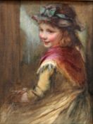 EMILY FARMER (1826-1905) PORTRAIT OF A YOUNG GIRL