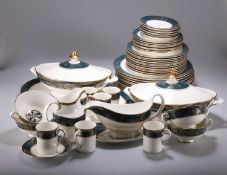 A ROYAL DOULTON CARLYLE PATTERN DINNER SERVICE