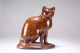 A CANNEY HILL POTTERY CAT