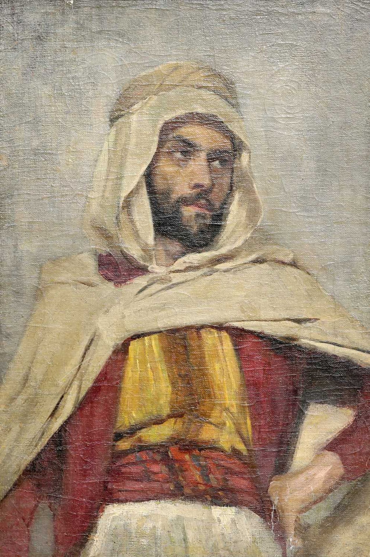 19TH CENTURY EUROPEAN SCHOOL PORTRAIT OF AN ARAB