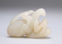 A CHINESE CARVED JADE GROUP