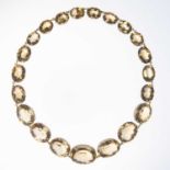 A CITRINE RIVIERE NECKLACE