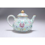 A CHINESE FAMILLE ROSE TEAPOT