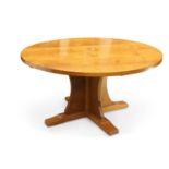 ROBERT THOMPSON OF KILBURN, A MOUSEMAN OAK DINING TABLE