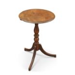 A REGENCY MAHOGANY TILT-TOP TRIPOD TABLE