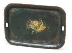 A LARGE TÔLE TRAY, 19TH CENTURY
