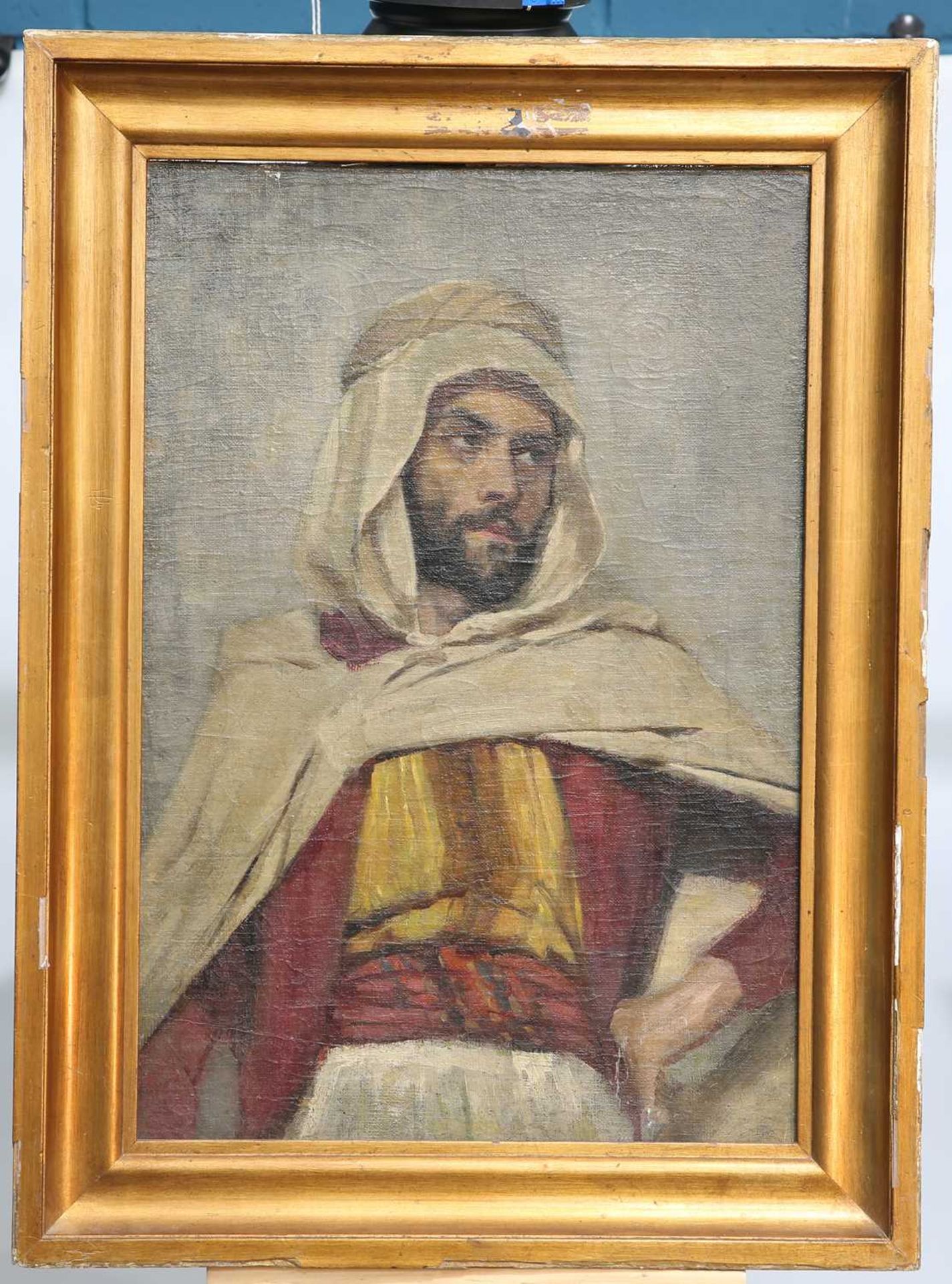 19TH CENTURY EUROPEAN SCHOOL PORTRAIT OF AN ARAB - Image 2 of 3