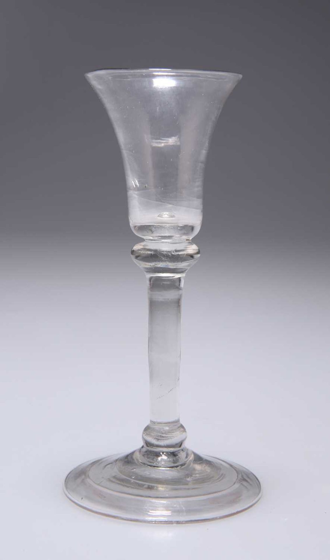 A MID-18TH CENTURY WINE GLASS