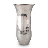 A MODERNIST SILVER VASE