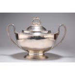 A 19TH CENTURY SILVER-PLATED TUREEN AND COVER