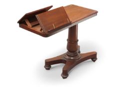 A VICTORIAN MAHOGANY READING TABLE