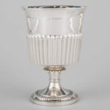 A GEORGE III SILVER GOBLET