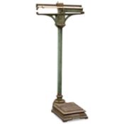 A SET OF MAWSON & SONS FLOOR-STANDING SCALES