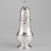 A GEORGE I SILVER CASTER