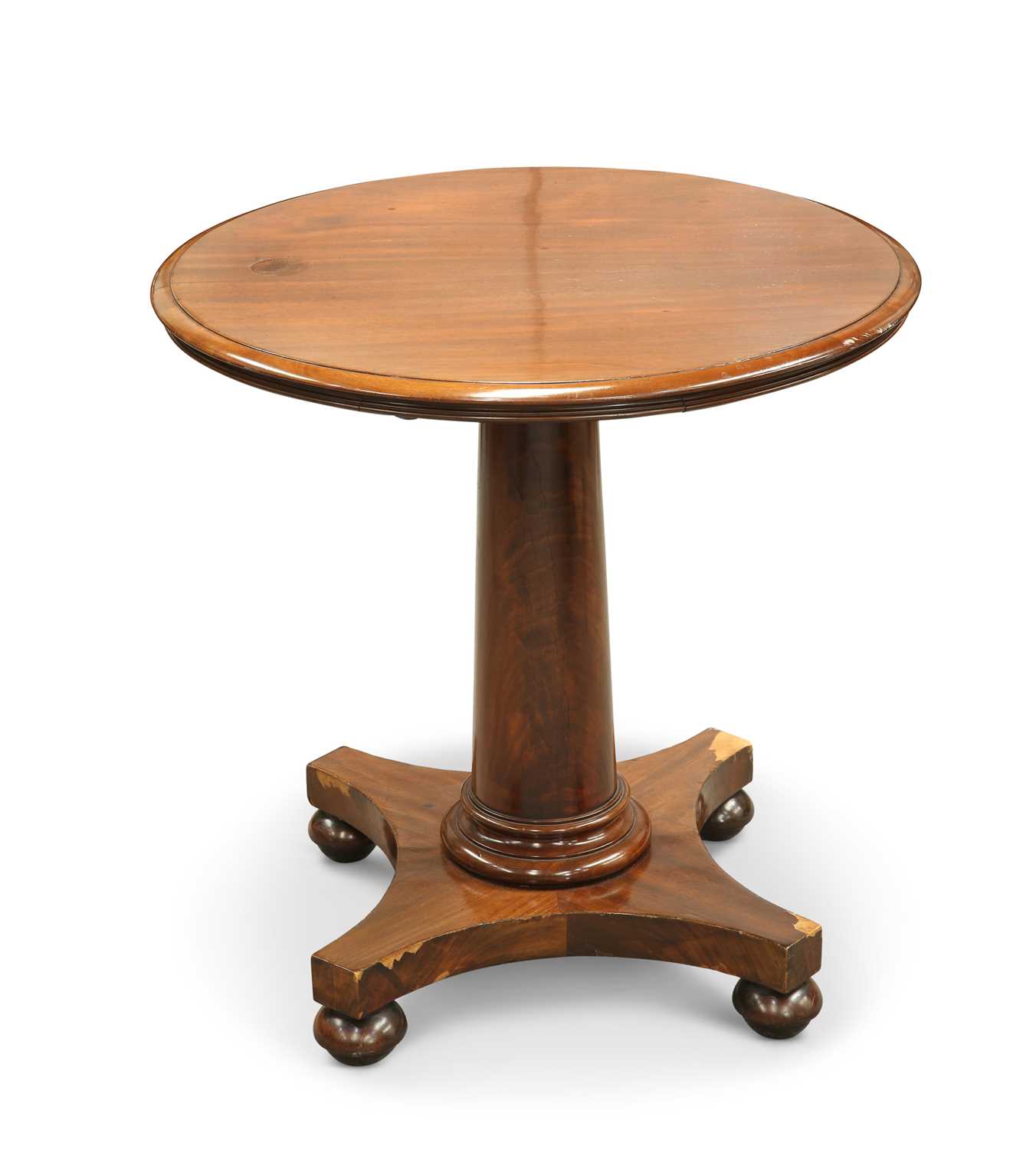 A REGENCY MAHOGANY TILT-TOP CENTRE TABLE