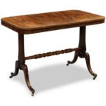 A REGENCY MAHOGANY SIDE TABLE